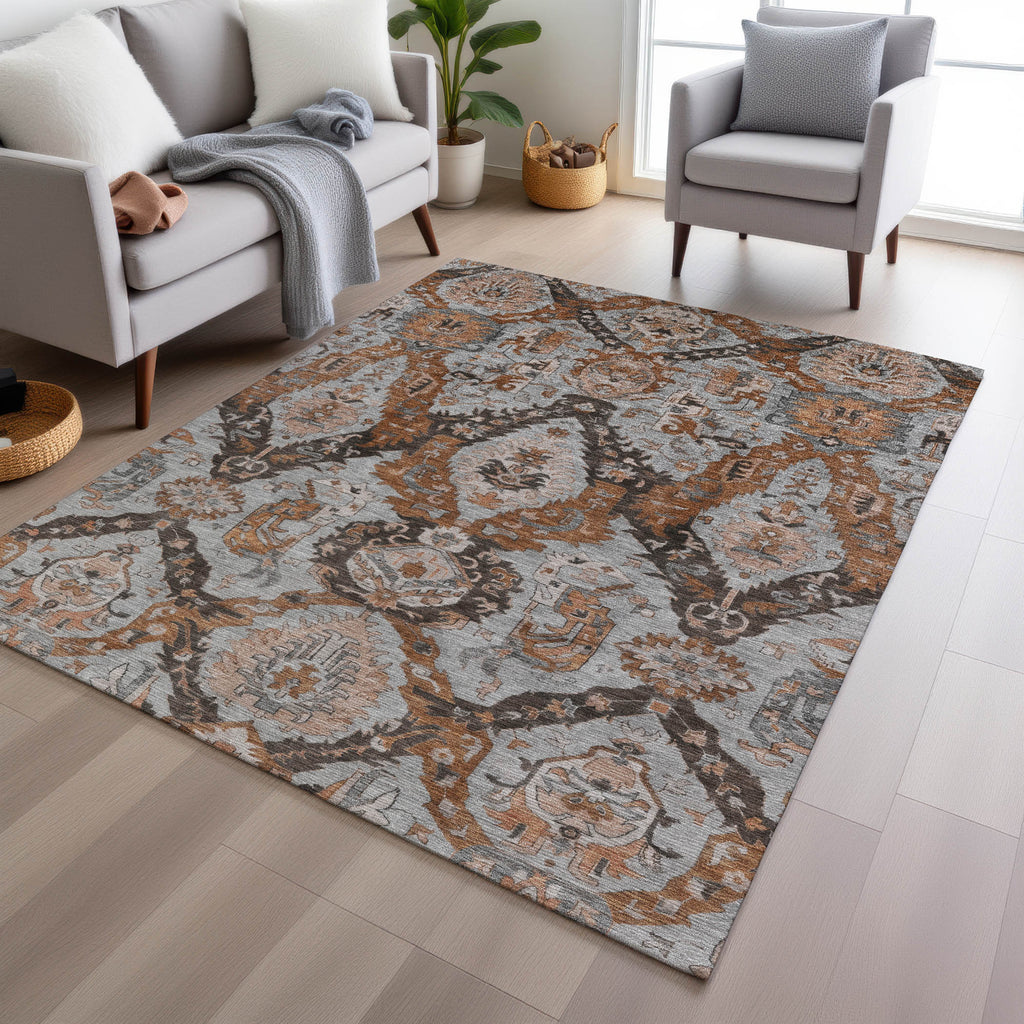 addison chantille acn1921 paprika rug