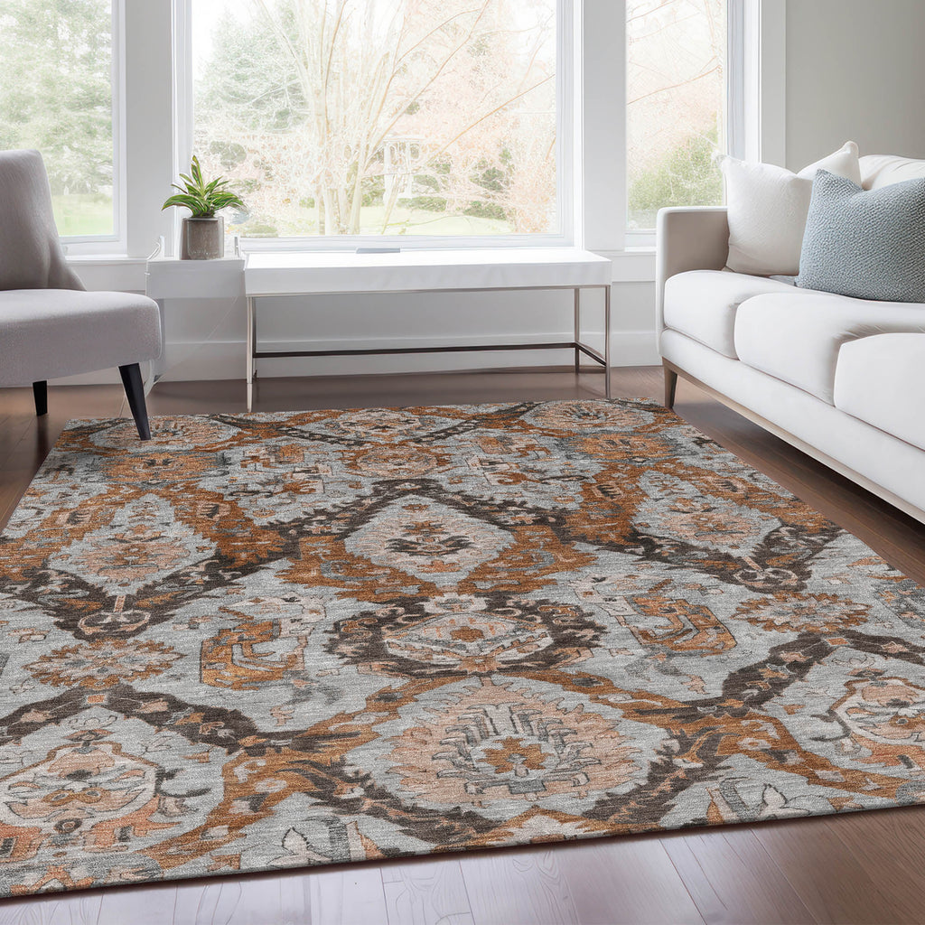 addison chantille acn1921 paprika rug