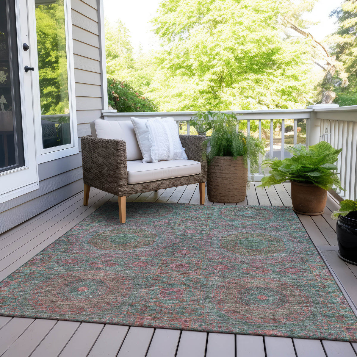 addison chantille acn1923 teal rug