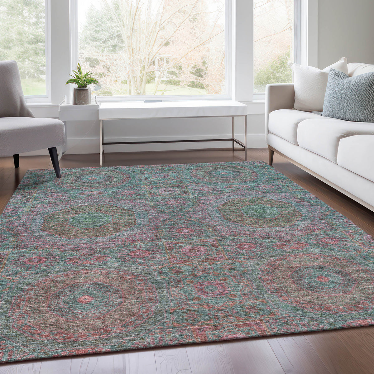 addison chantille acn1923 teal rug