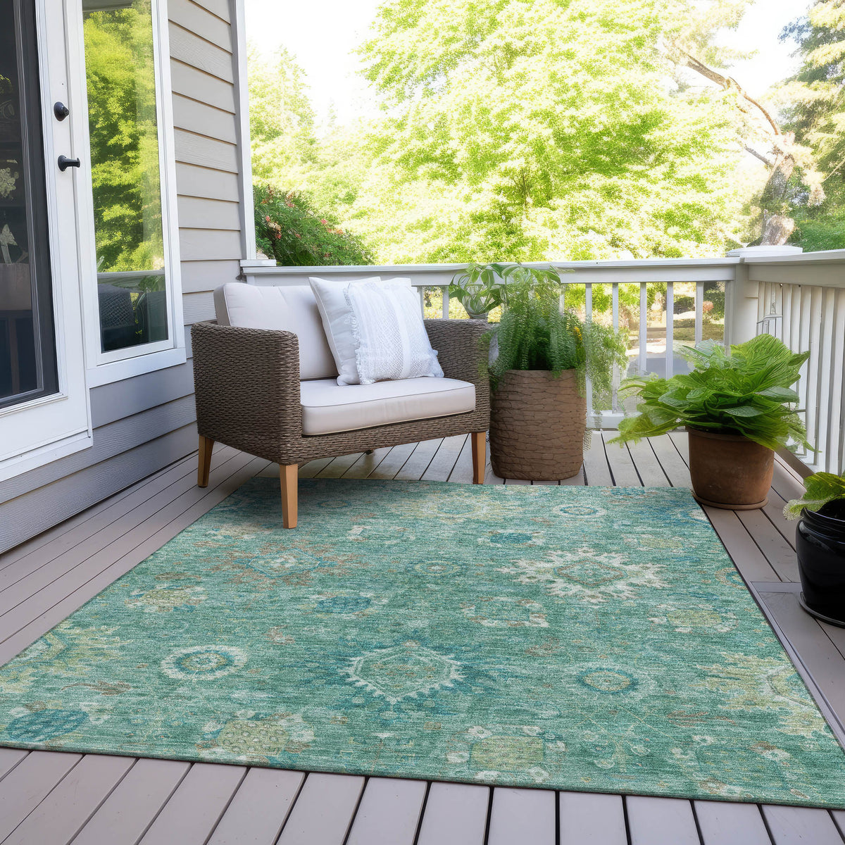 addison chantille acn1927 teal rug