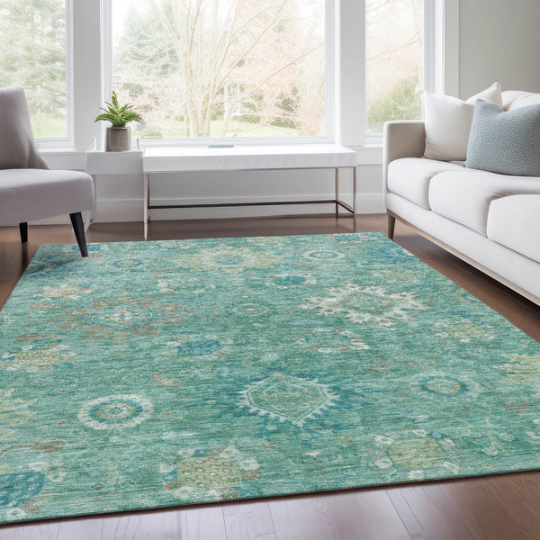 addison chantille acn1927 teal rug