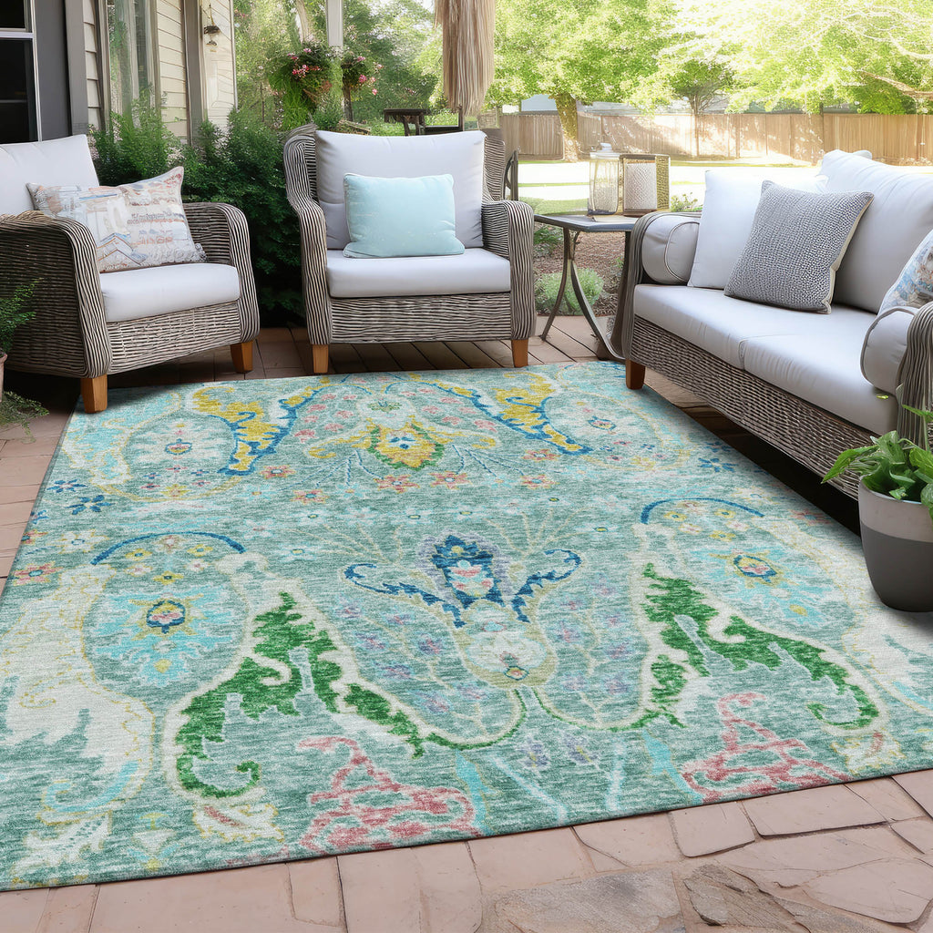 addison chantille acn1932 teal rug