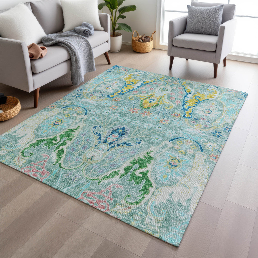 addison chantille acn1932 teal rug
