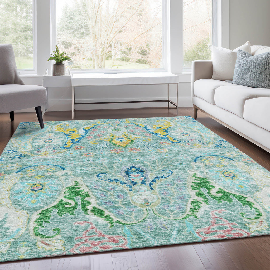 addison chantille acn1932 teal rug