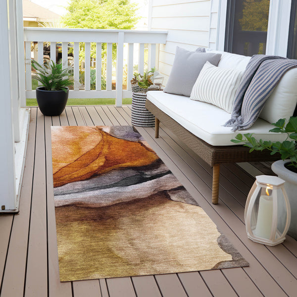 addison chantille acn1937 paprika rug