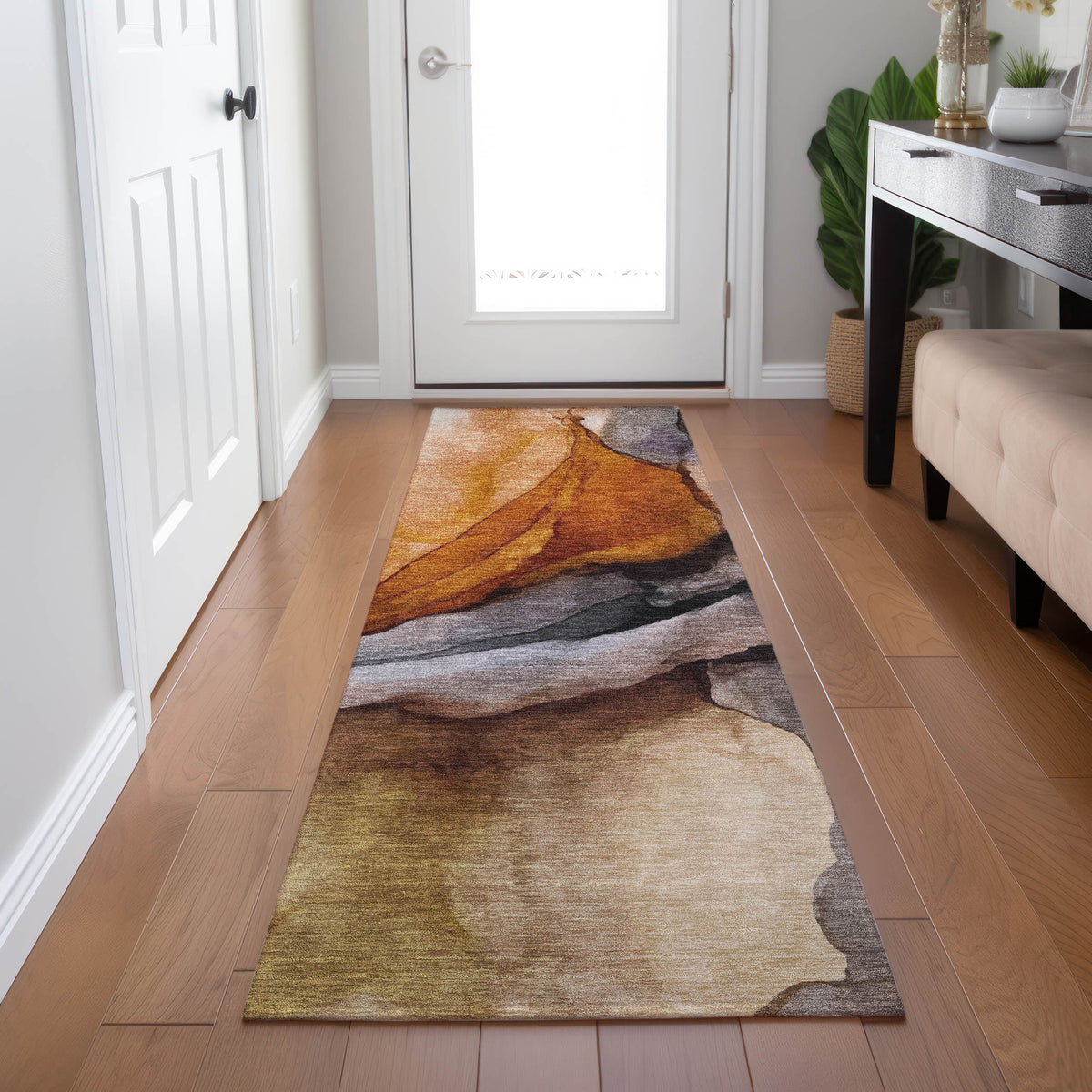 addison chantille acn1937 paprika rug