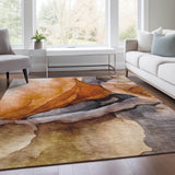 addison chantille acn1937 paprika rug