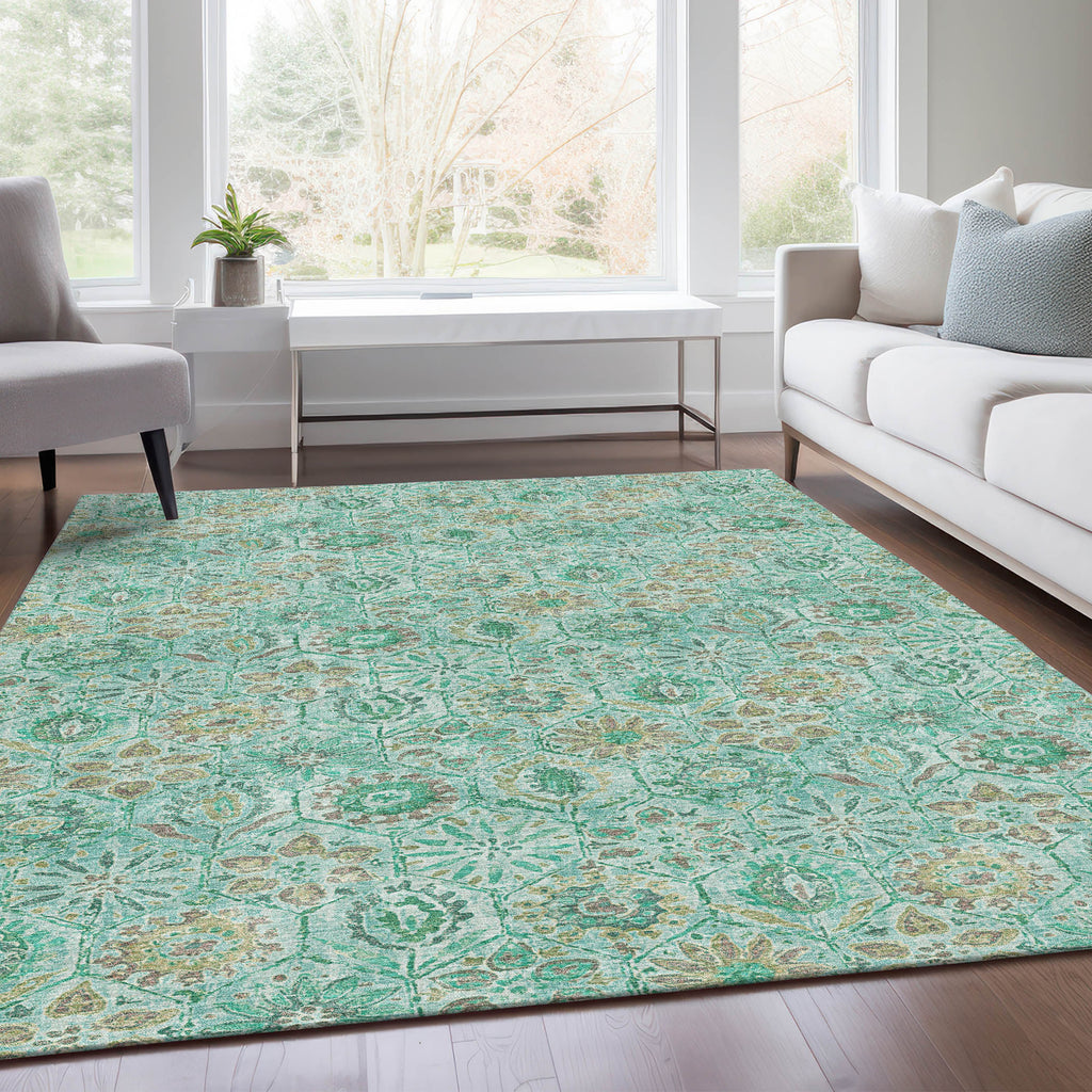 addison chantille acn1938 aqua rug