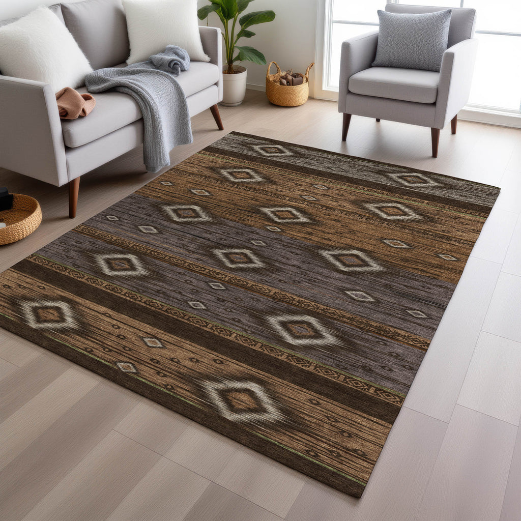 addison chantille acn1943 chocolate rug