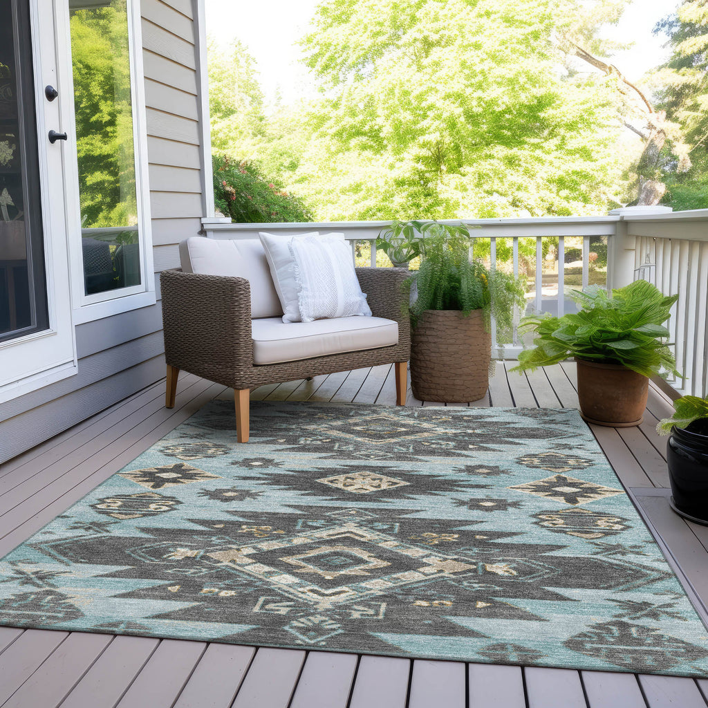 addison chantille acn1945 teal rug