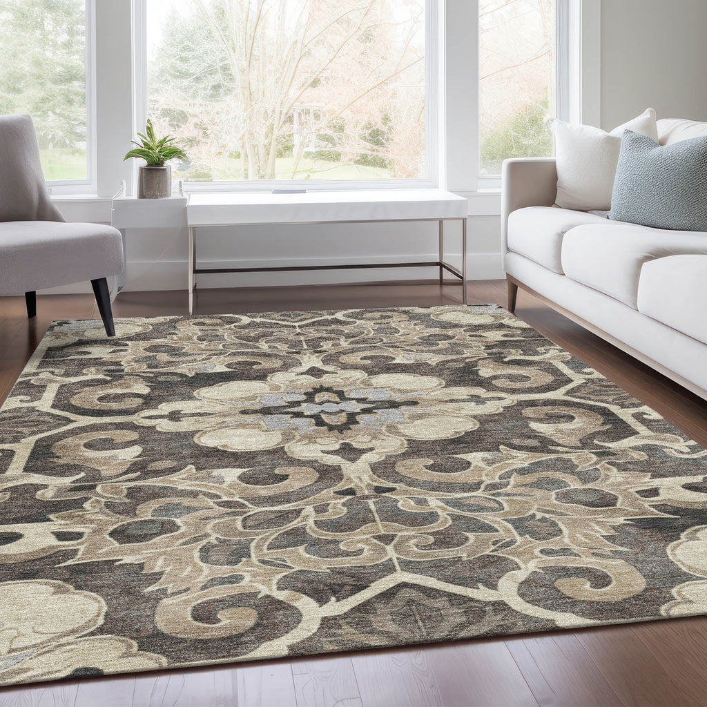 addison chantille acn1947 chocolate rug