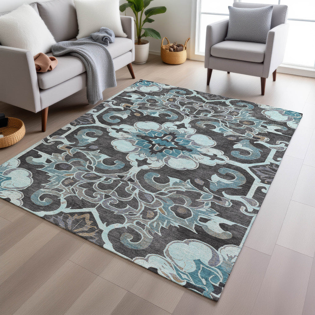 addison chantille acn1947 teal rug
