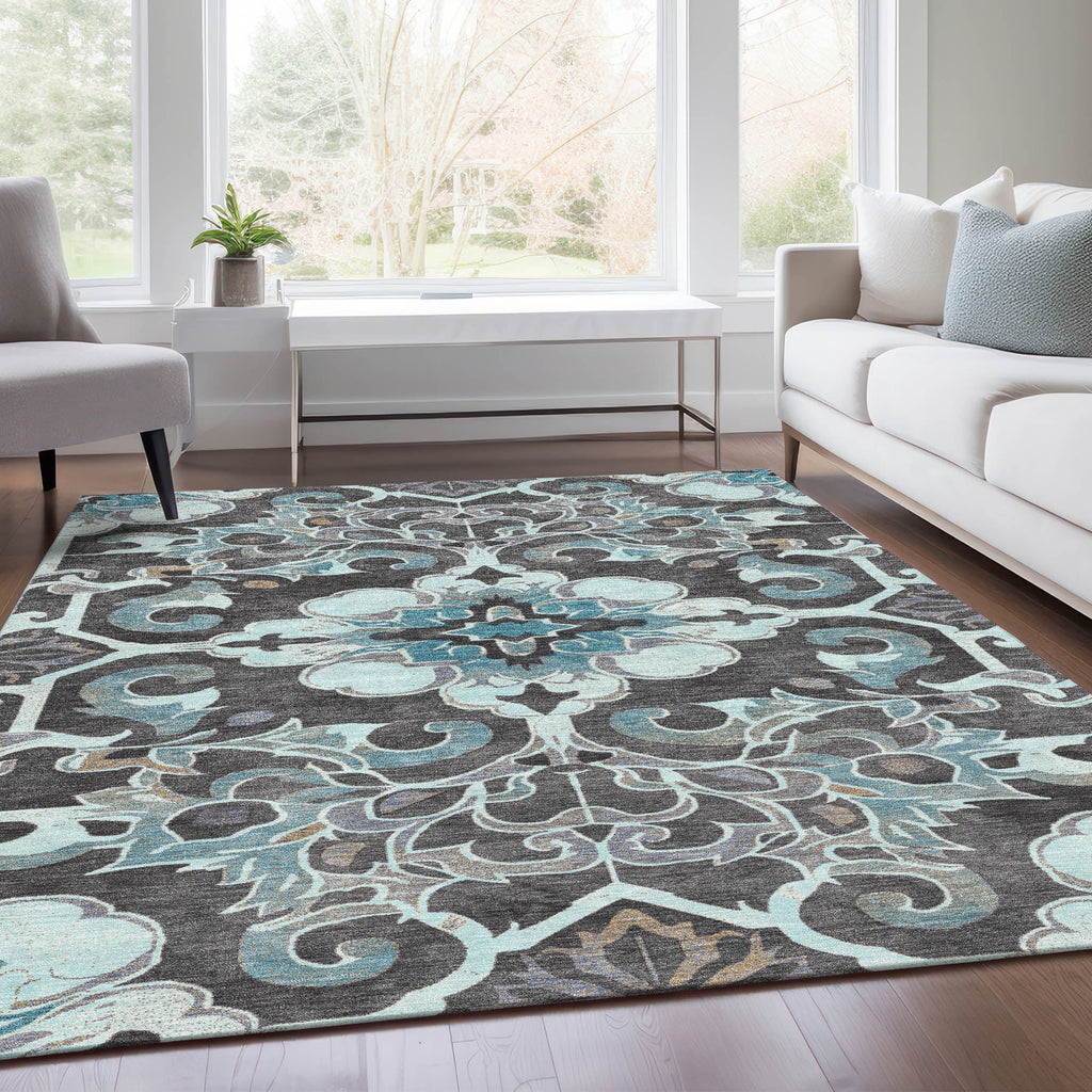 addison chantille acn1947 teal rug