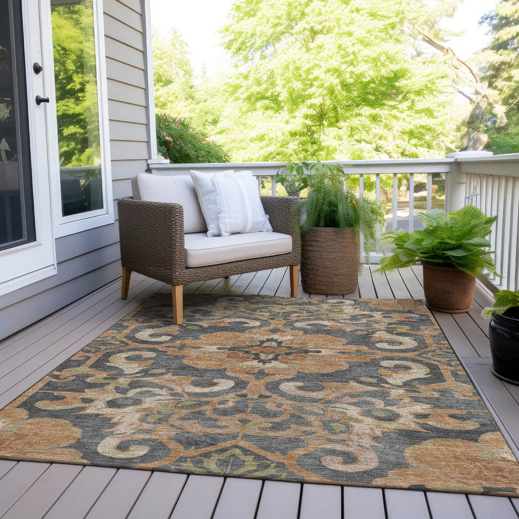 addison chantille acn1947 terracotta rug