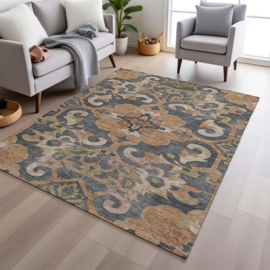 addison chantille acn1947 terracotta rug