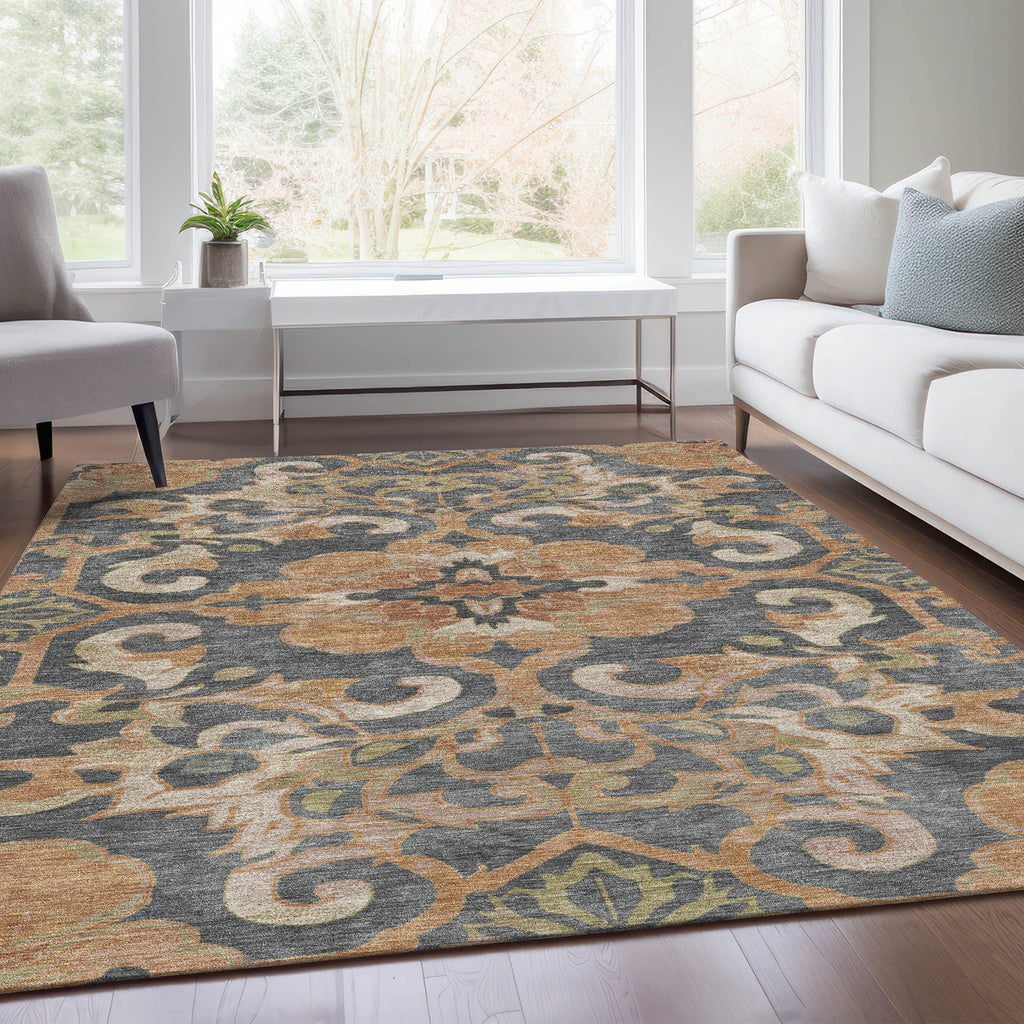 addison chantille acn1947 terracotta rug