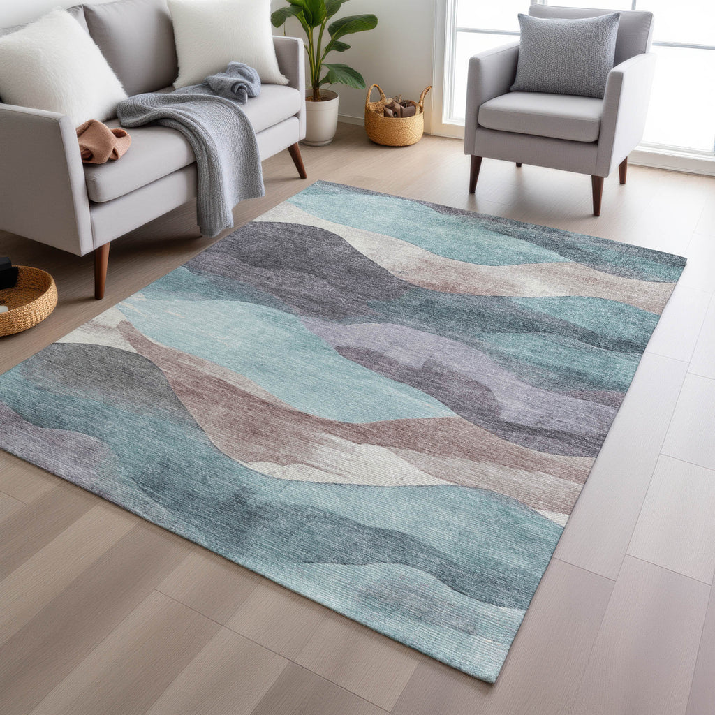 addison chantille acn1966 teal rug