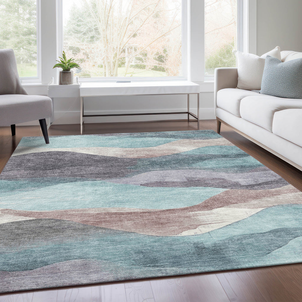 addison chantille acn1966 teal rug