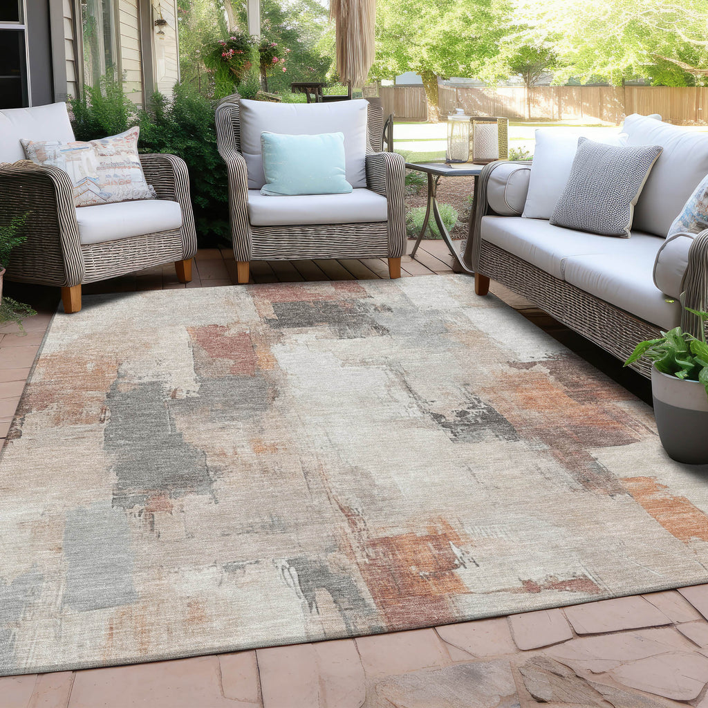 addison chantille acn1967 paprika rug