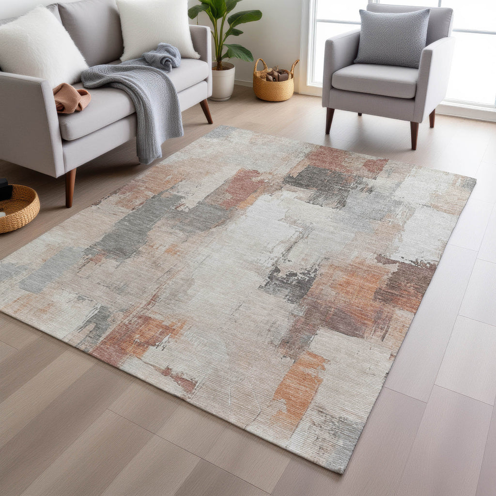 addison chantille acn1967 paprika rug