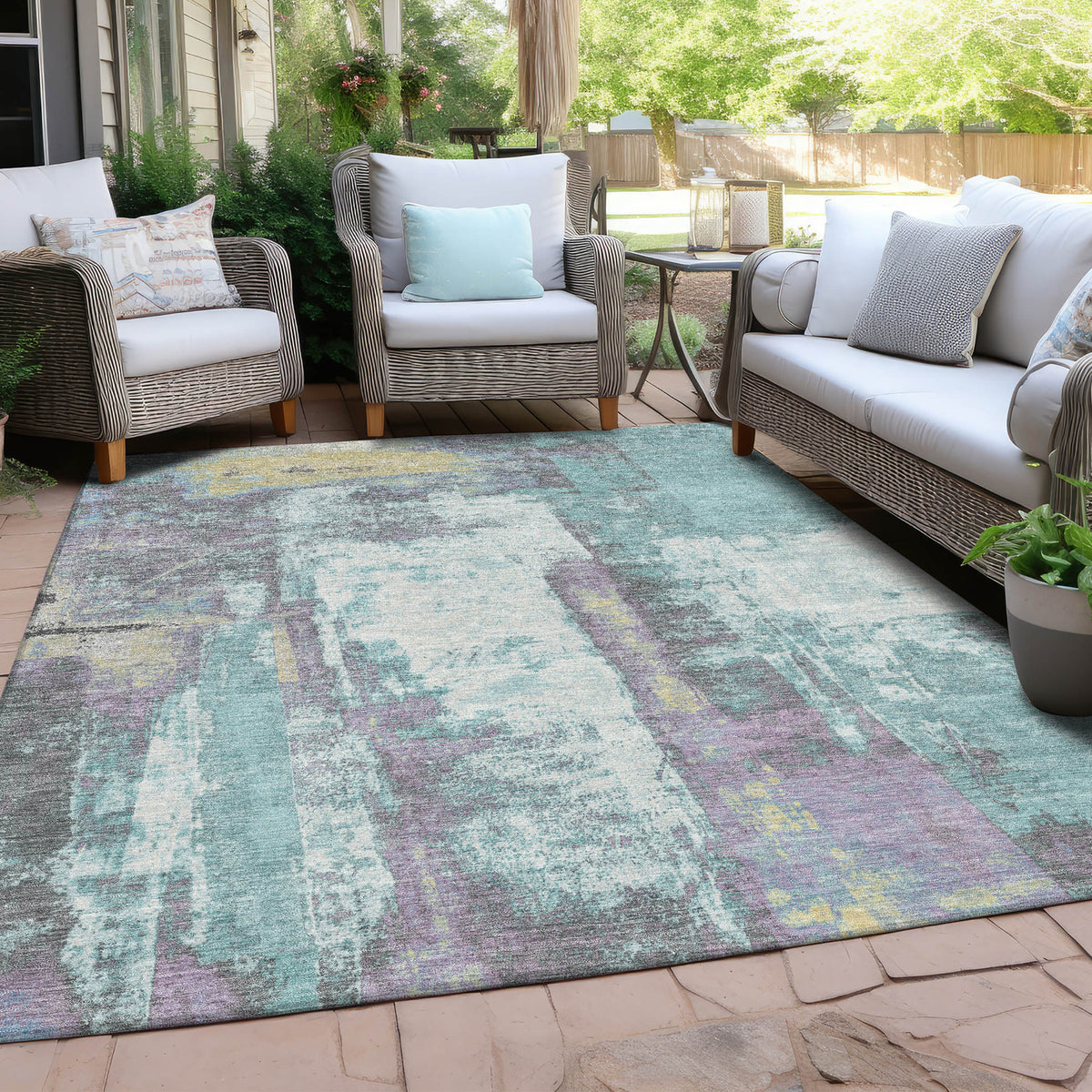 addison chantille acn1984 teal rug