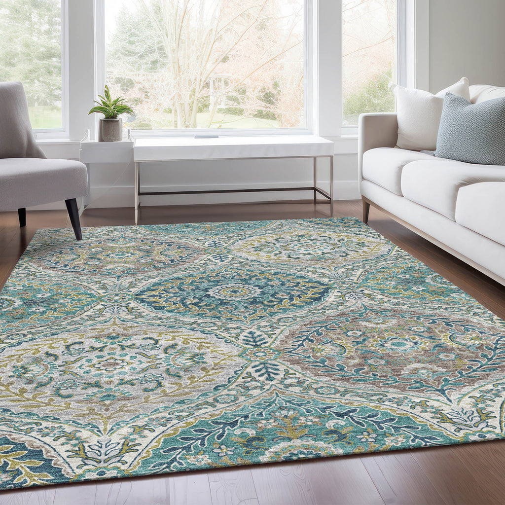 addison chantille acn1990 teal rug