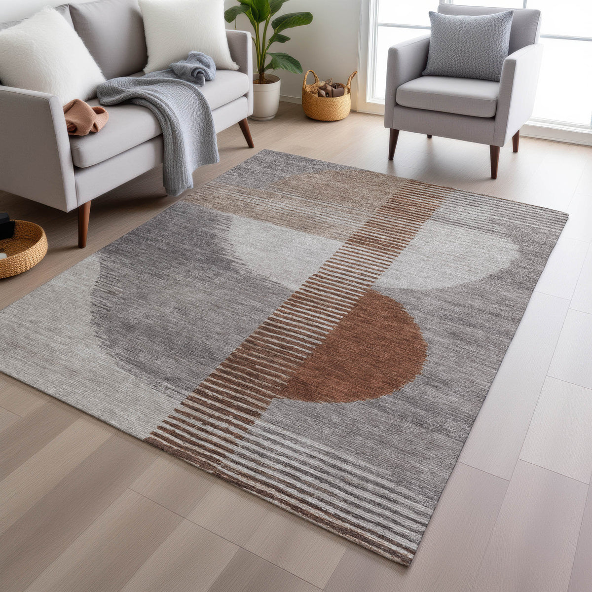 addison chantille acn2001 taupe rug