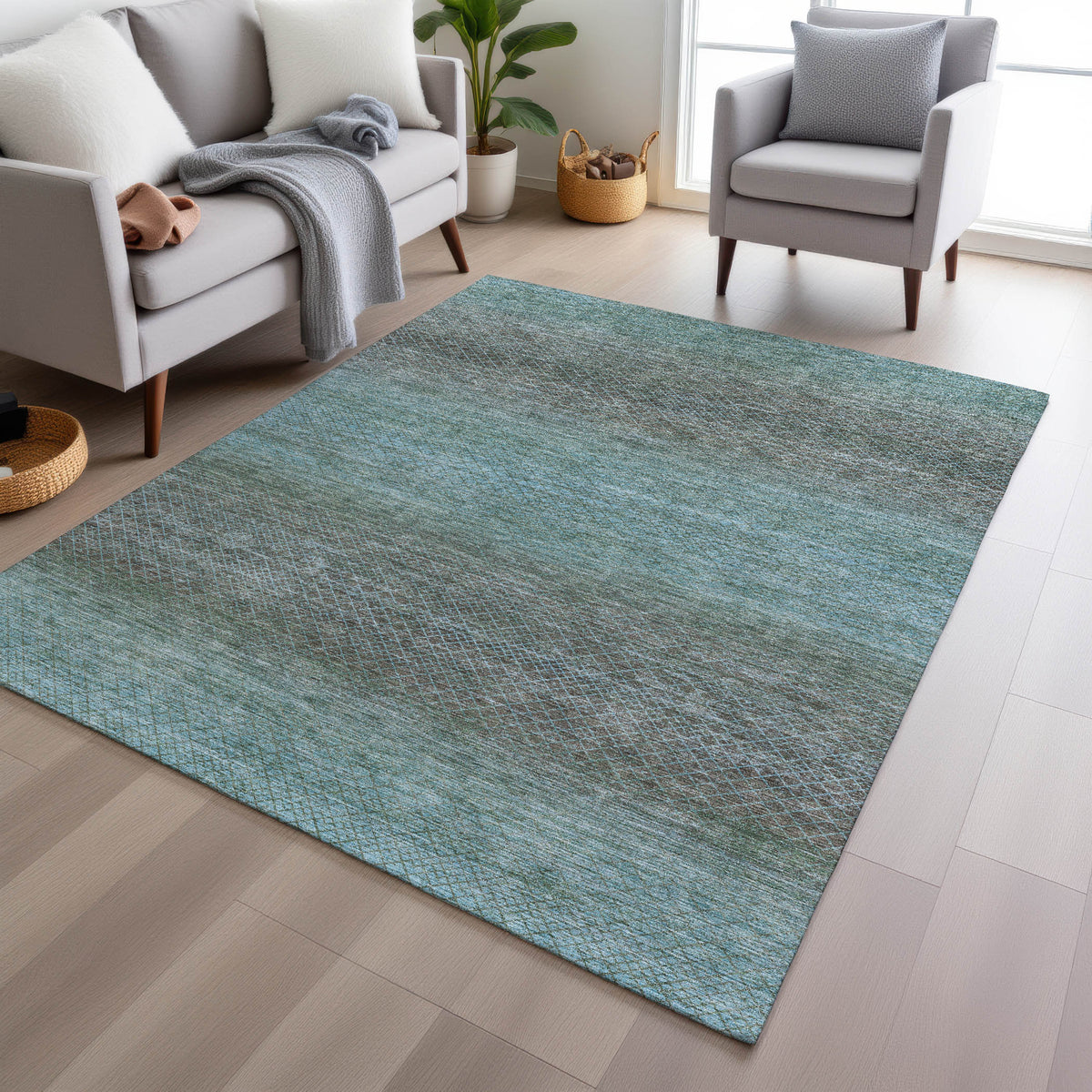 addison chantille acn2005 teal rug
