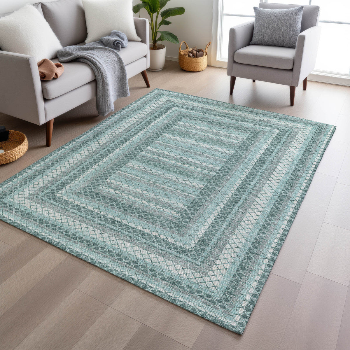 addison chantille acn2011 teal rug
