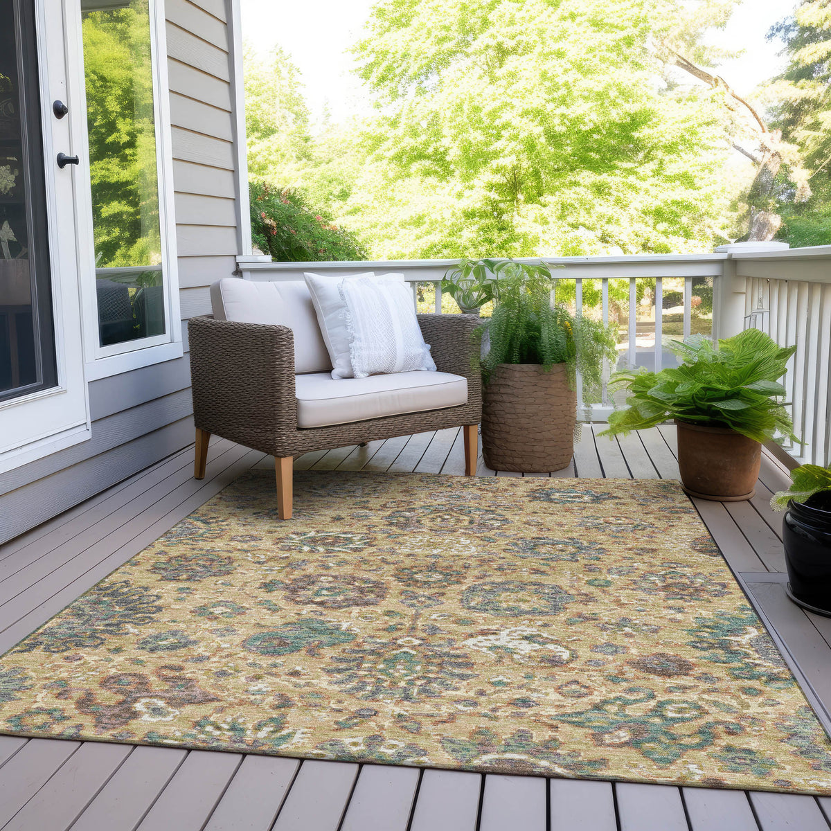 addison chantille acn2013 gold rug