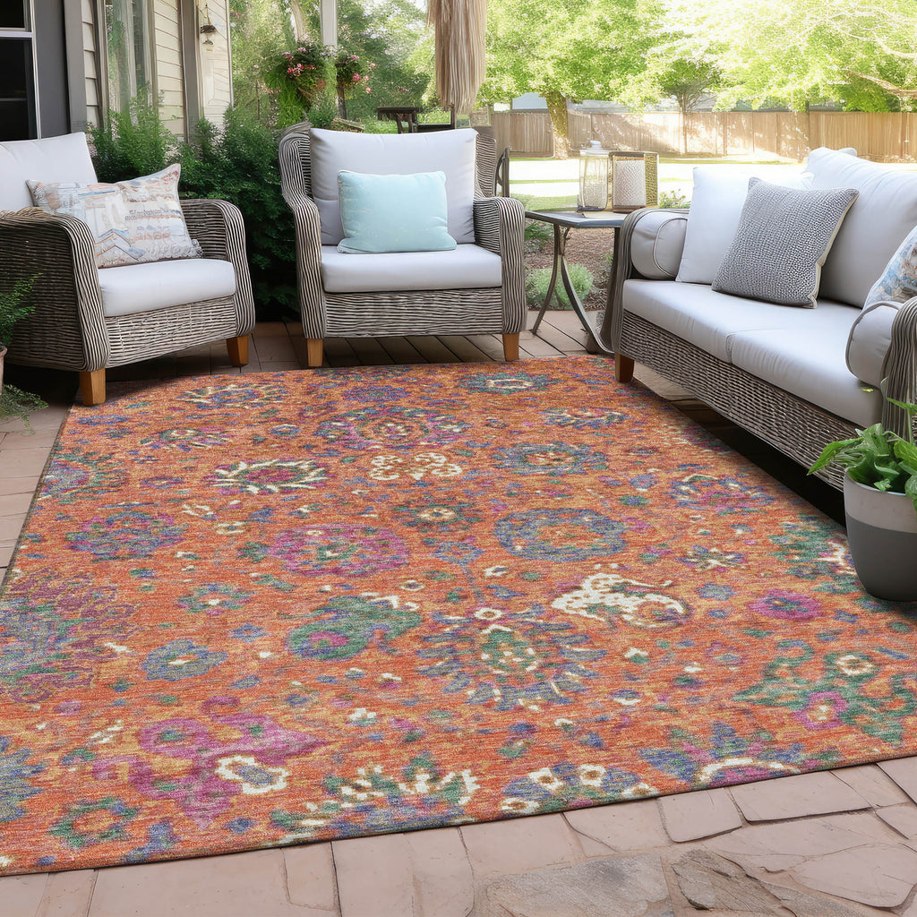 addison chantille acn2013 orange rug