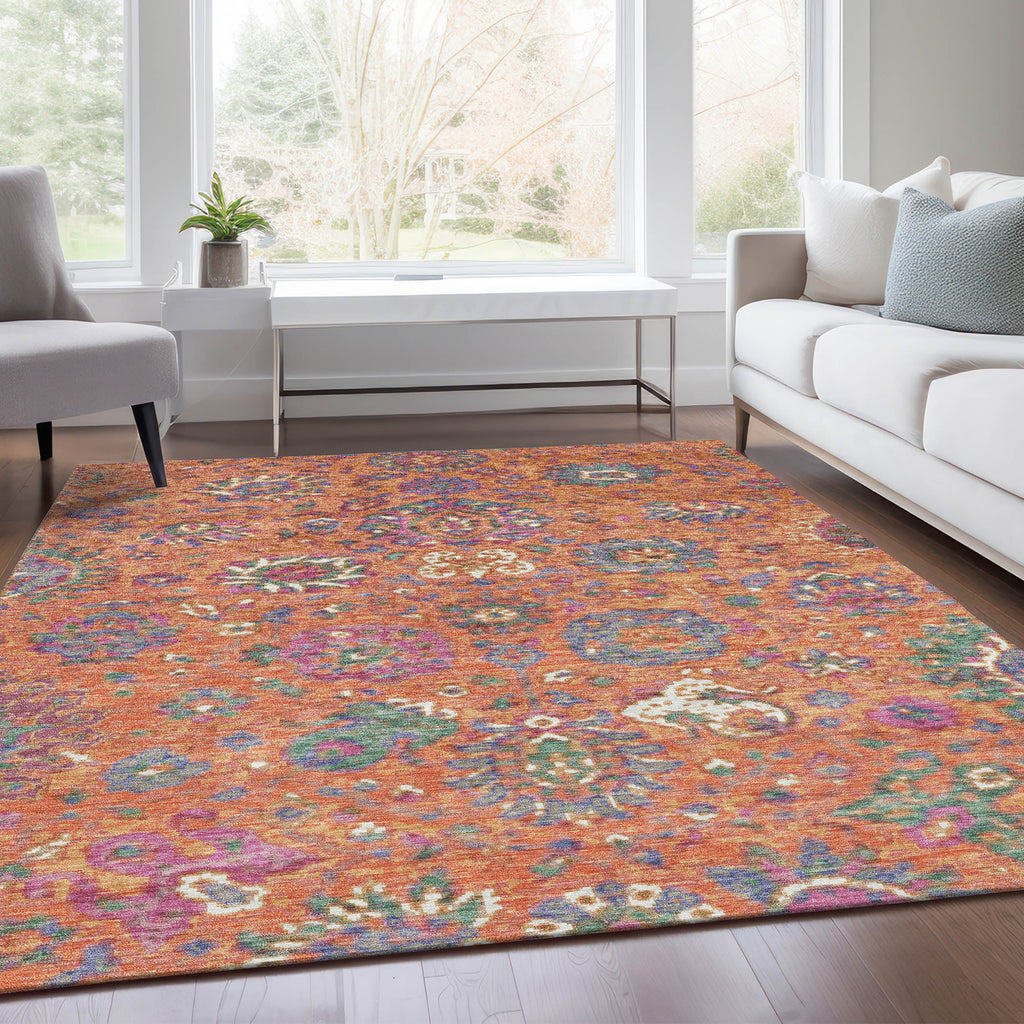 addison chantille acn2013 orange rug
