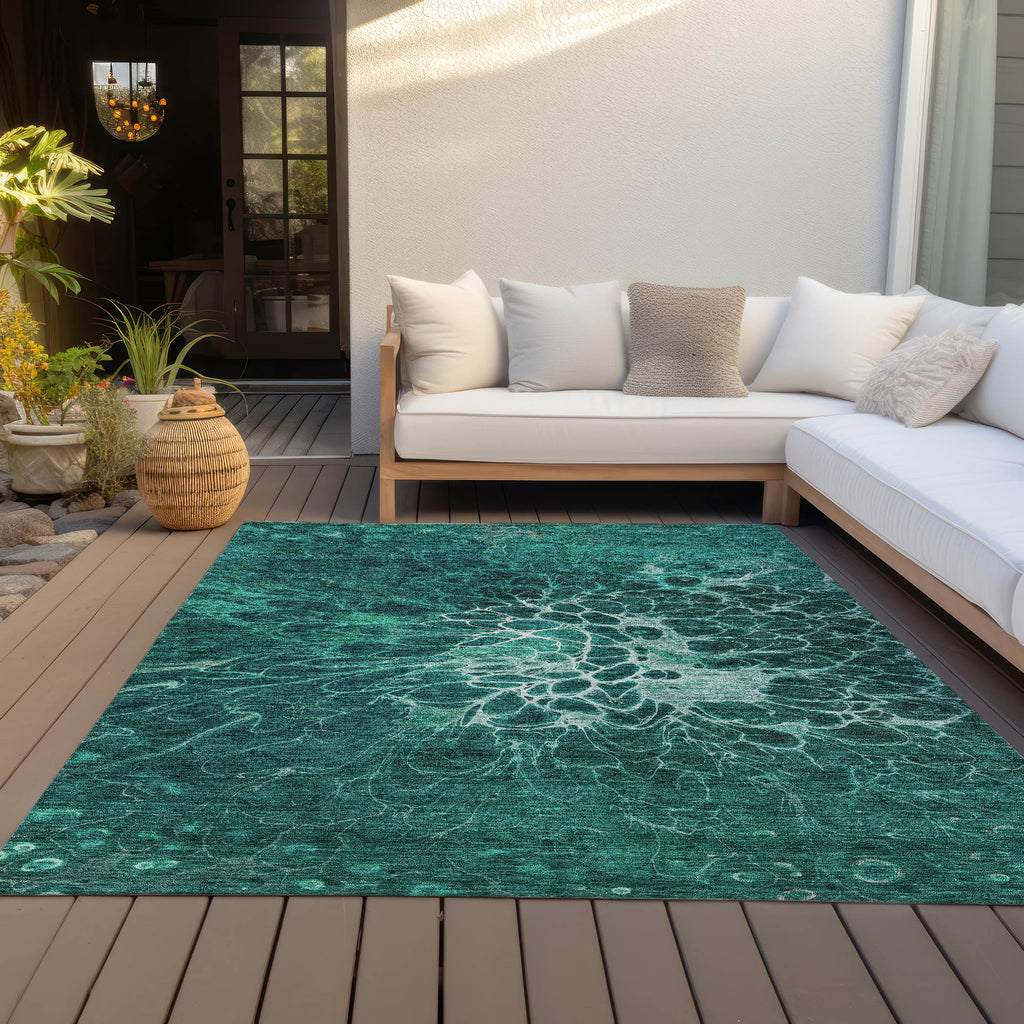 addison chantille acn652 teal rug