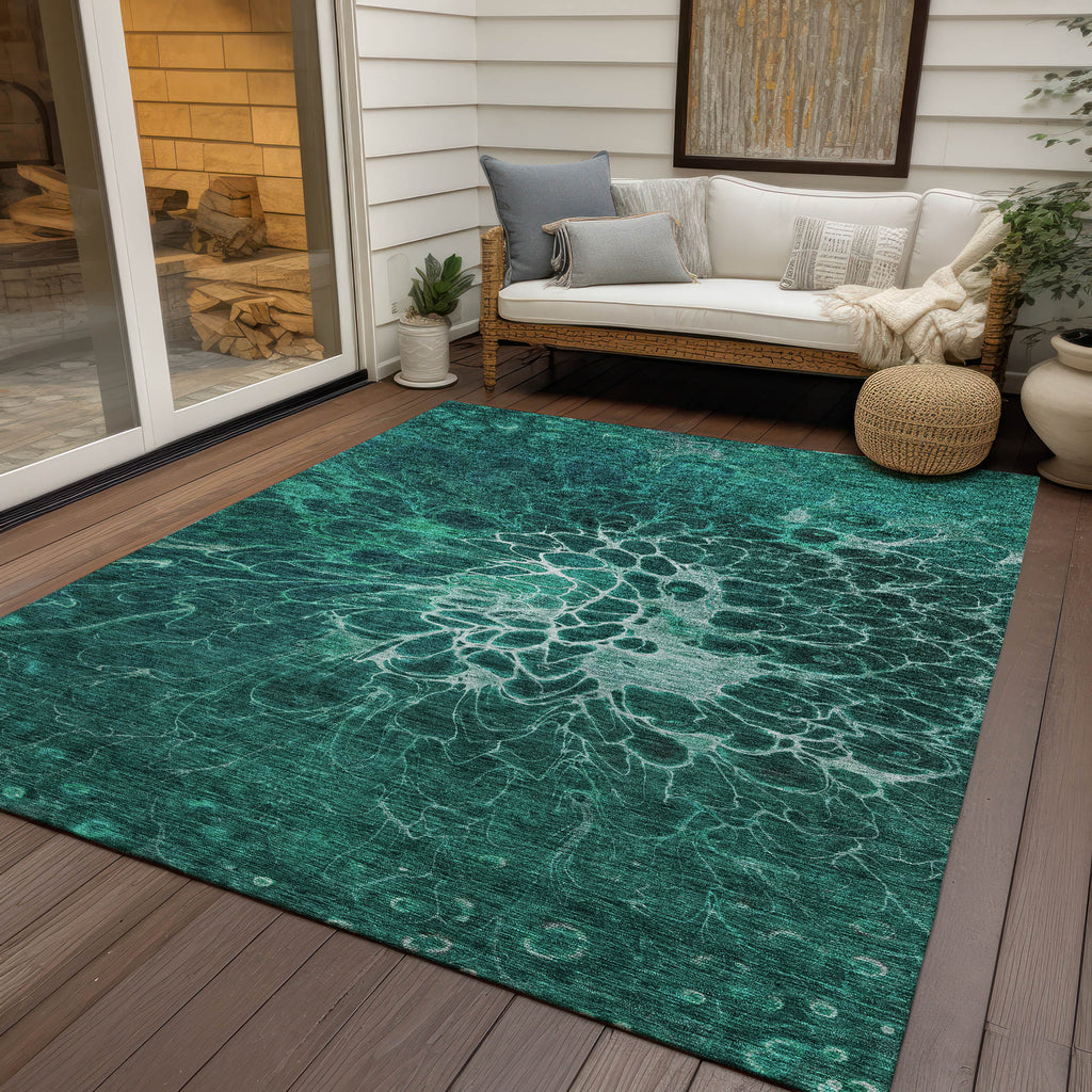 addison chantille acn652 teal rug