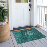 addison chantille acn652 teal rug