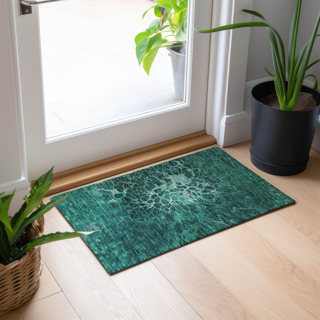 addison chantille acn652 teal rug