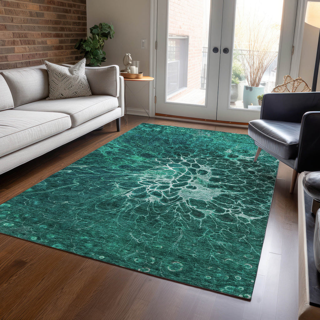 addison chantille acn652 teal rug