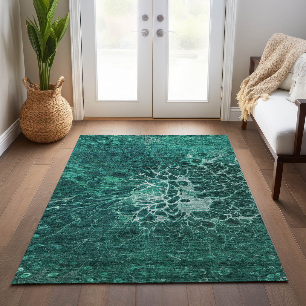 addison chantille acn652 teal rug