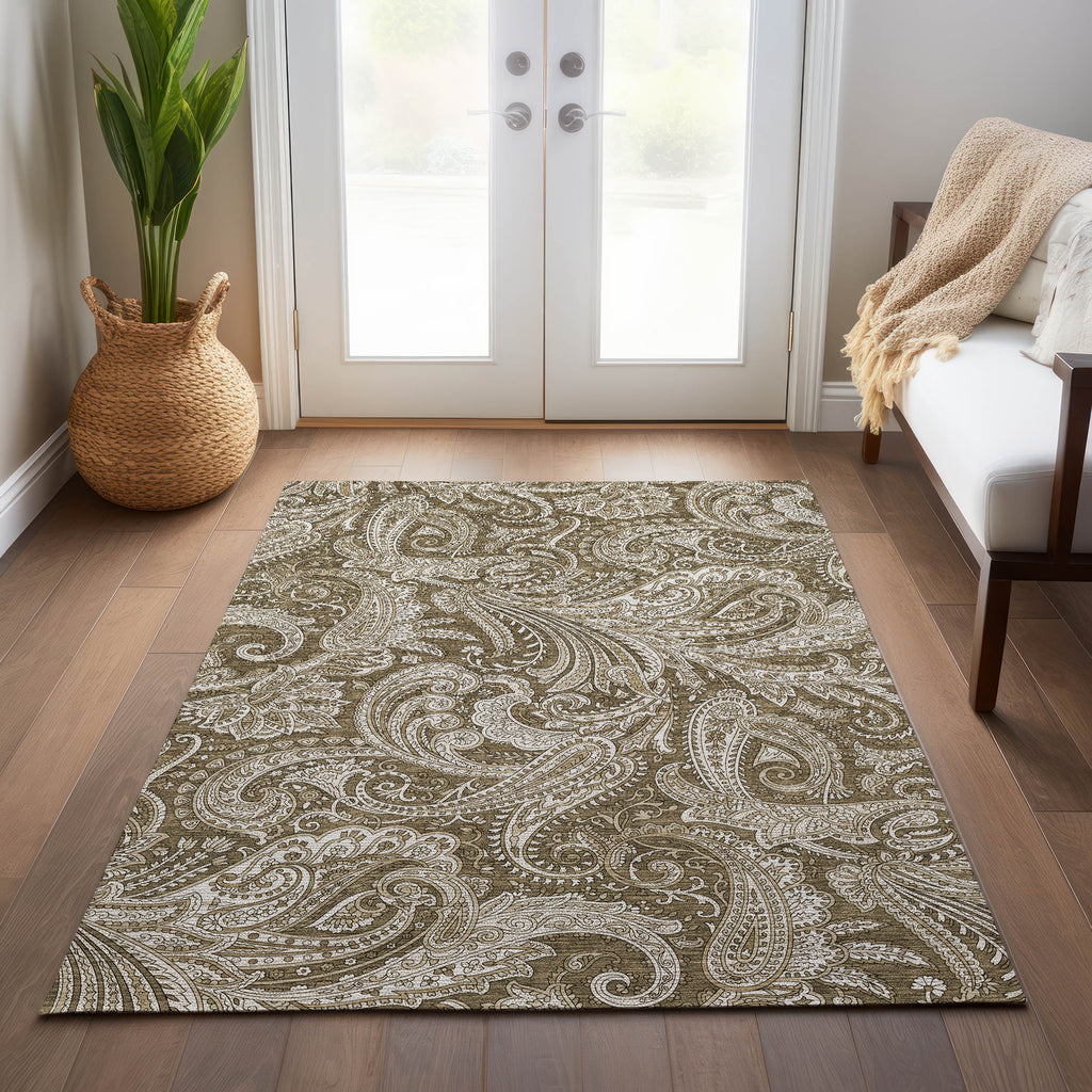 addison chantille acn654 chocolate rug