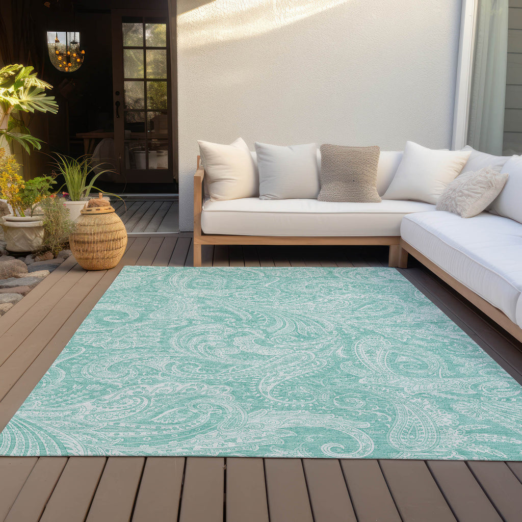 addison chantille acn654 teal rug