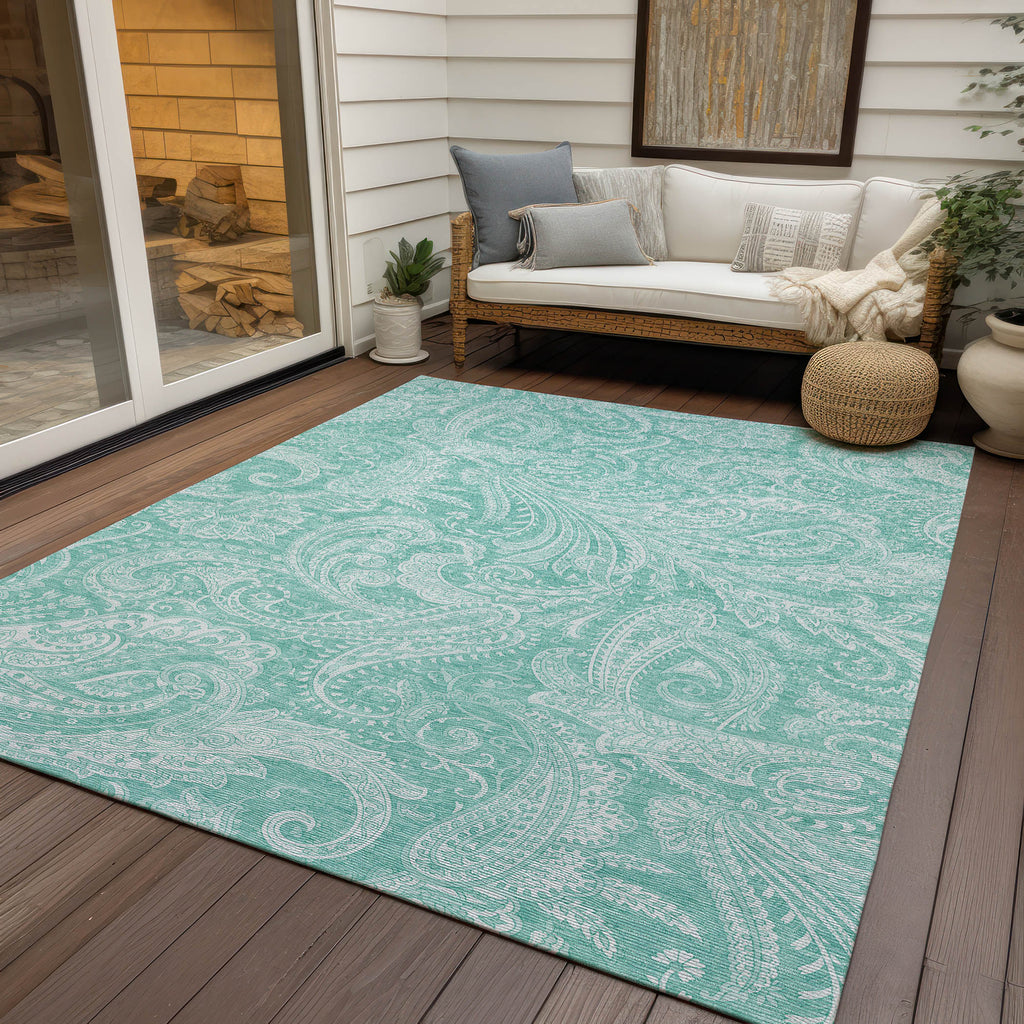 addison chantille acn654 teal rug