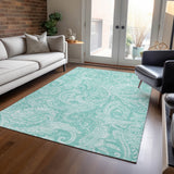 addison chantille acn654 teal rug