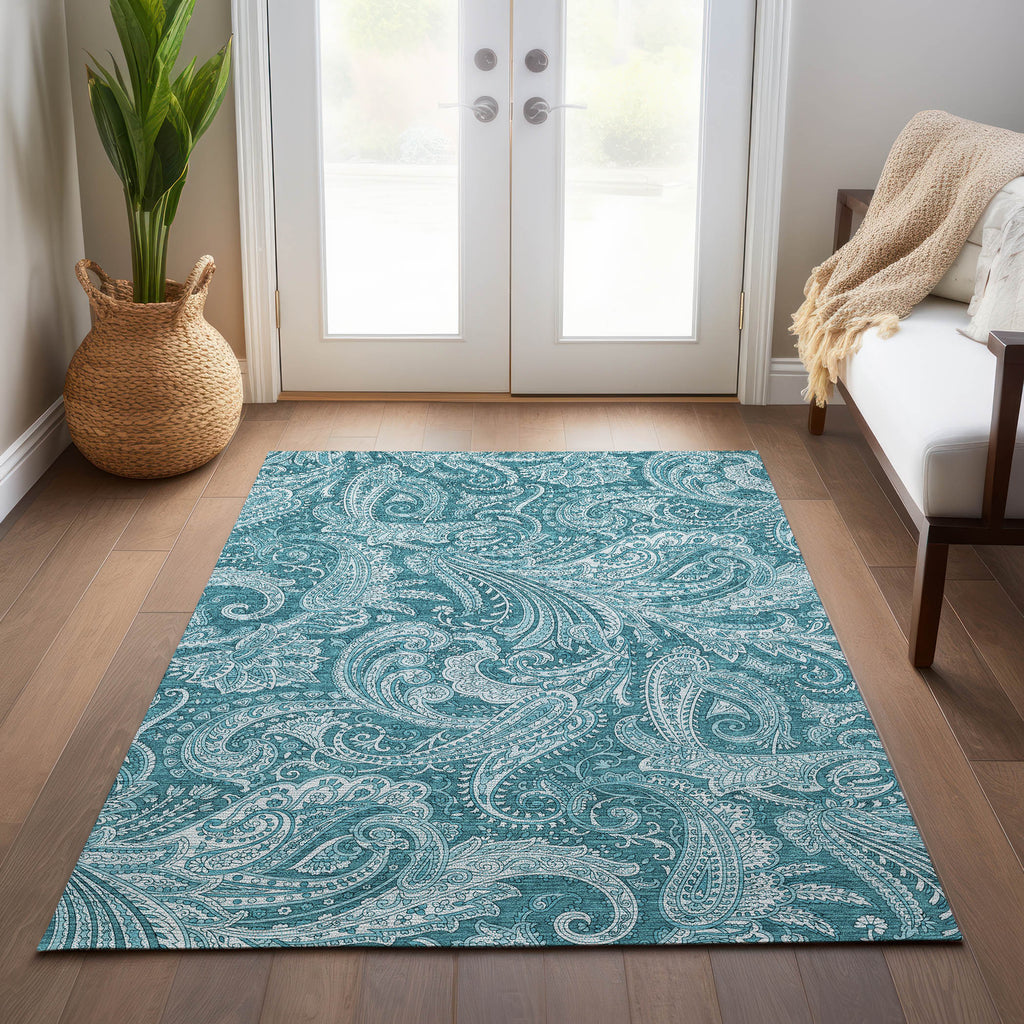 addison chantille acn654 turquoise rug
