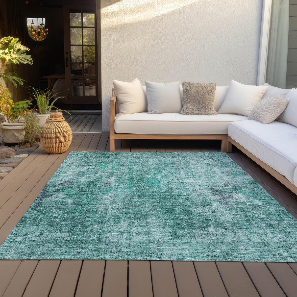 addison chantille acn655 teal rug