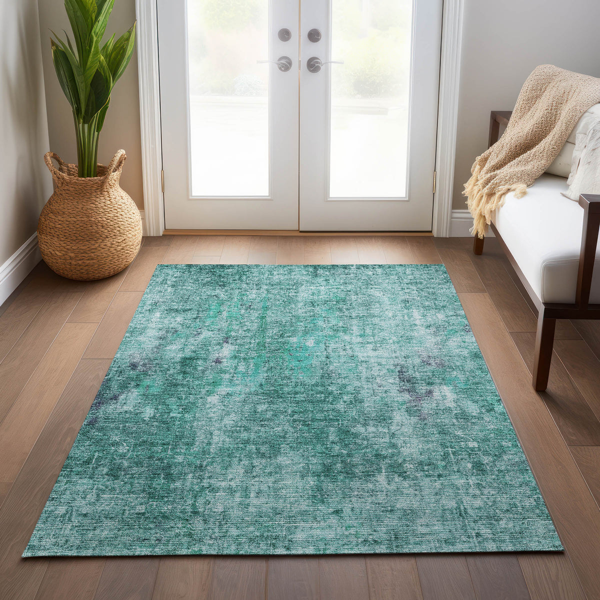 addison chantille acn655 teal rug
