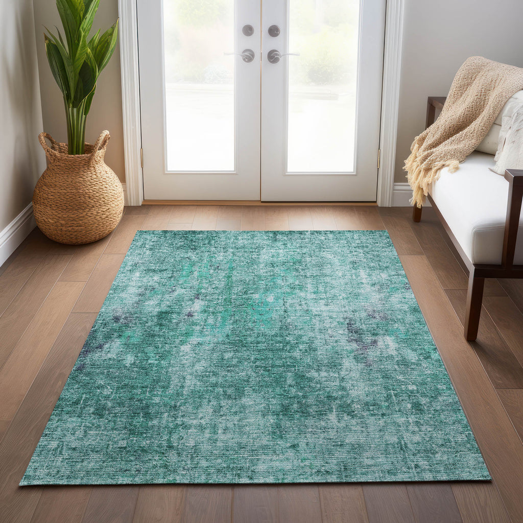 addison chantille acn655 teal rug