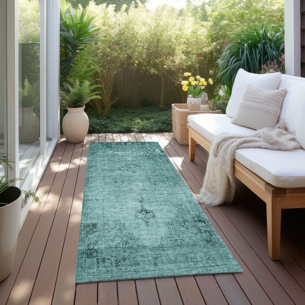 addison chantille acn658 teal rug