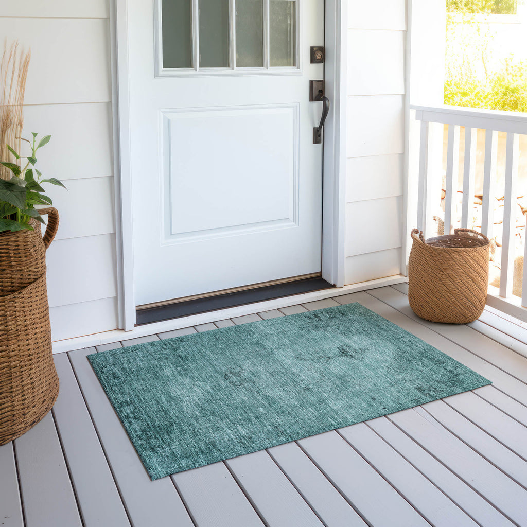 addison chantille acn658 teal rug