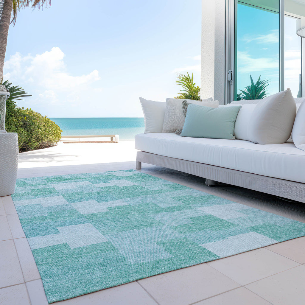 addison chantille acn659 teal rug